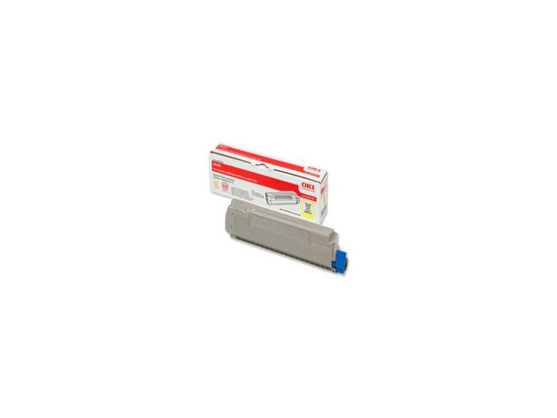 Toner Oki 43487709 - jaune (6.000 pages)