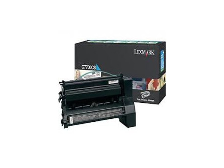 Toner Lexmark C7700CS - cyan (6.000 pages)