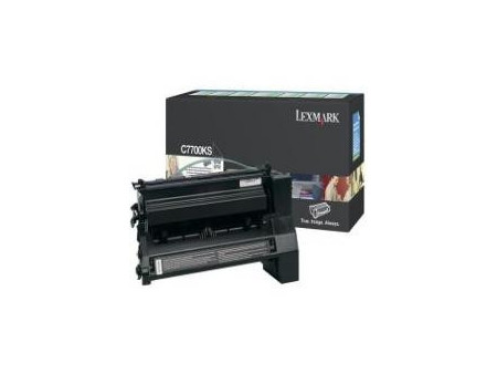 Toner Lexmark C7700KS - noir (6.000 pages)