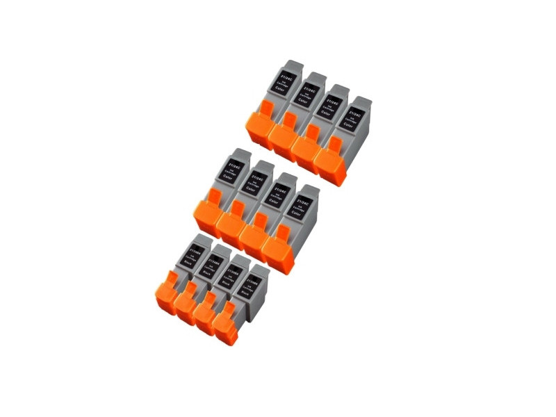 Multipack compatible Canon BCI21/24 BK + Couleur (13 cartouches)