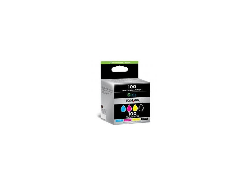 Pack Cartouches Lexmark 100 - BK/C/M/Y
