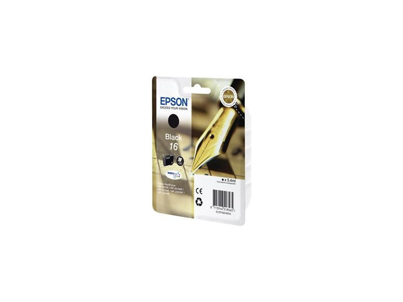 Cartouche Epson T1621 - Serie 16 - Noir (175 pages)