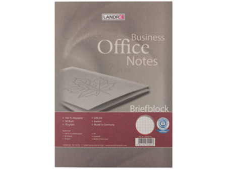 LANDRÉ Bloc de correspondance Recycling, A4, 100 pages,