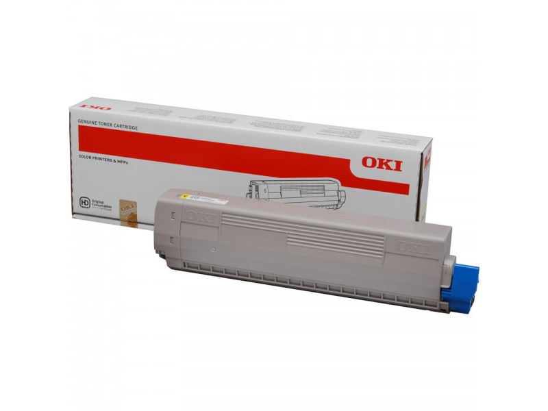 toner laser oki 44844613 - jaune (7.300 pages)