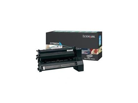 Toner Lexmark C7700CH - cyan (10.000 pages)
