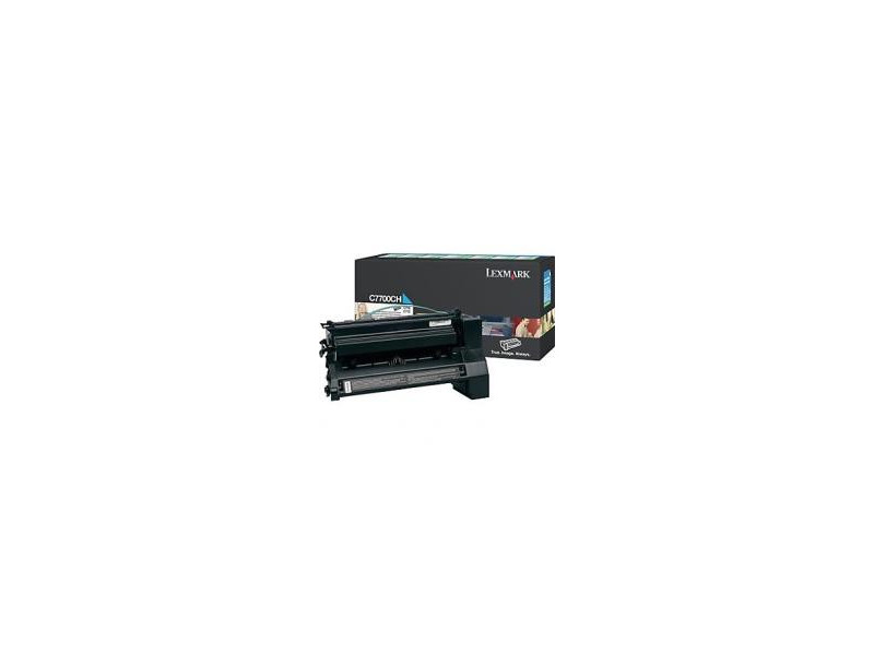 Toner Lexmark C7700CH - cyan (10.000 pages)
