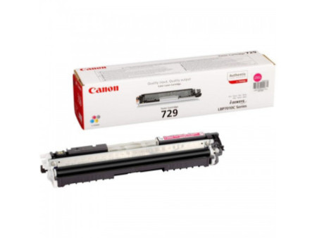 CANON TONER LASER MAGENTA 729M 1.200 PAGES I-SENSYS LBP/7010C/7018C