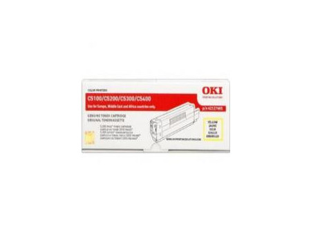 Toner Oki 42127405 Type C6 - jaune  (5.000 pages)