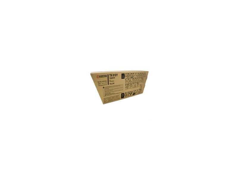 Toner laser kyocera-mita tk810y - jaune (20.000 pages)