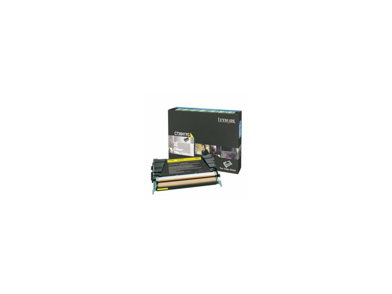 Toner Lexmark C736H1YG - jaune (10.000 pages)