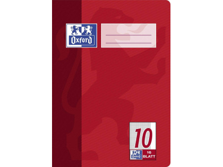 Oxford cahier, format A5, linéature 10 / quadrillé,