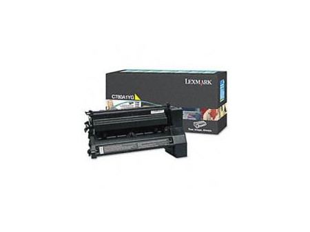 Toner laser lexmark C780A1YG - jaune (6.000 pages)