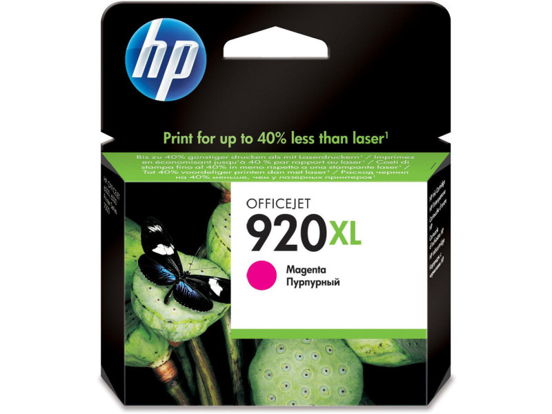 hewlett packard cartouche jet d'encre magenta 920xl 700 pages officejet/920/6500