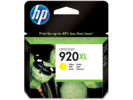 hewlett packard cartouche jet d'encre jaune 920xl 700 pages officejet/920/6500