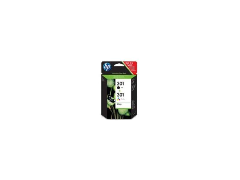 Multipack HP 301 Noir + Couleur (2 cartouches)