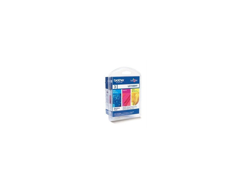 Multipack Brother LC1100 (Pack de 3 cartouches)