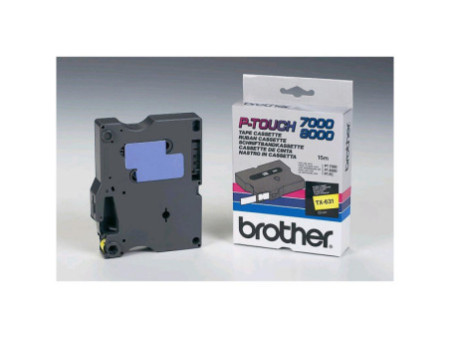 BROTHER RUBAN MARQUEUR JAUNE/NOIR 15M 12MM P-TOUCH/7000/8000 PT-PC