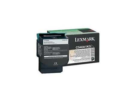 Toner laser lexmark C540A1KG - noir (1.000 pages)