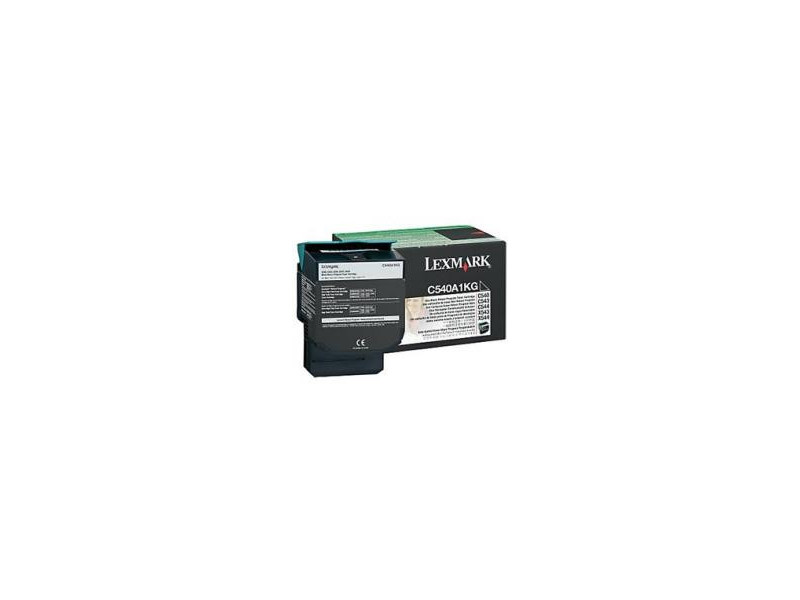 Toner laser lexmark C540A1KG - noir (1.000 pages)