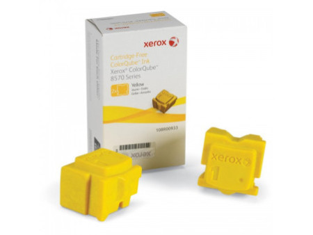 XEROX CARTOUCHE ENCRE SOLIDE JAUNE 4,400 PAGES PACK 2 COLORQUBE/8570