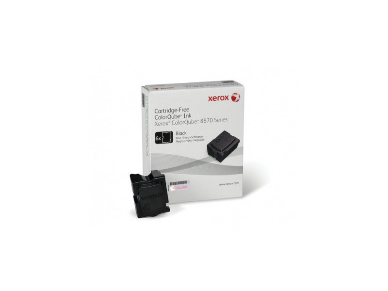 XEROX CARTOUCHE ENCRE SOLIDE NOIR 16,700 PAGES PACK 6 COLORQUBE/8870