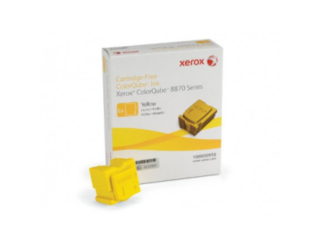 XEROX CARTOUCHE ENCRE SOLIDE JAUNE 17.300 PAGES PACK 6 COLORQUBE/8870
