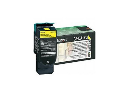 Toner laser lexmark C540A1YG - jaune (1.000 pages)