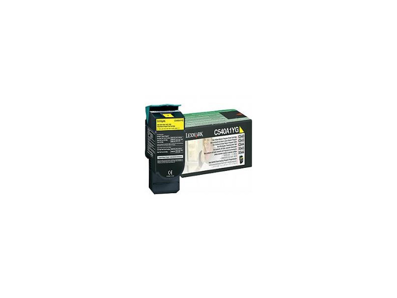 Toner laser lexmark C540A1YG - jaune (1.000 pages)