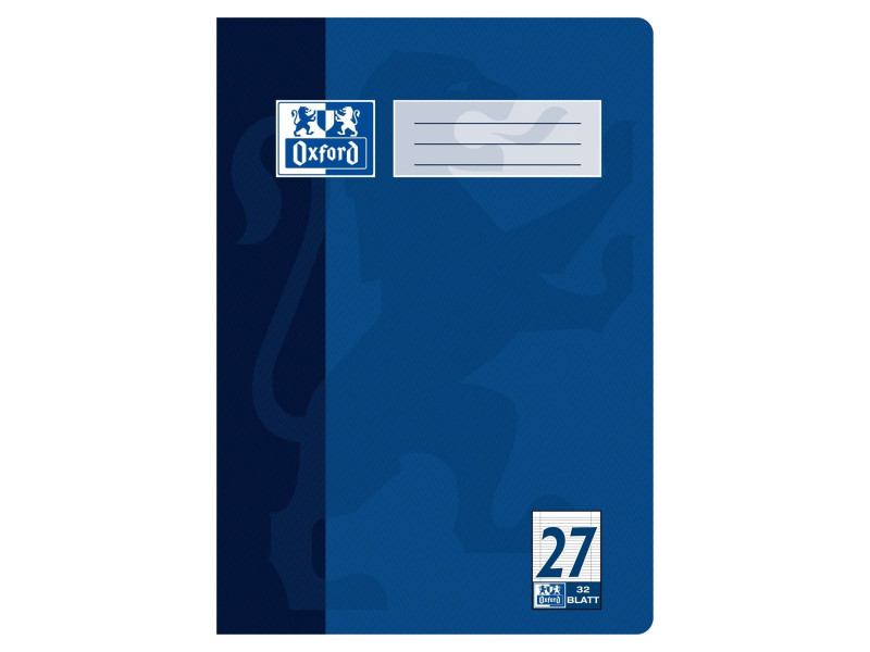 Oxford cahier scolaire, format A4, linéature 27 / ligné, 64