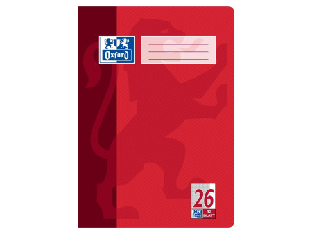 Oxford cahier, format A4, linéature 26 / quadrillé, 64 pages