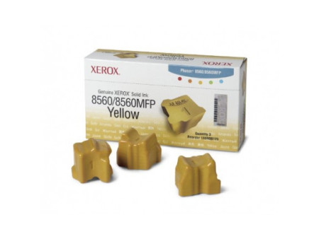 XEROX CARTOUCHE ENCRE SOLIDE JAUNE 3 BARRAS 3.000 PAGES PACK 3 PHASER/8560