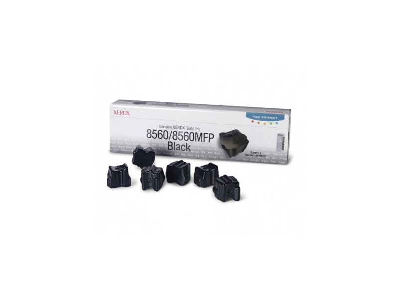 XEROX CARTOUCHE ENCRE SOLIDE NOIR 6 BARRAS 6.000 PAGES PHASER/8560