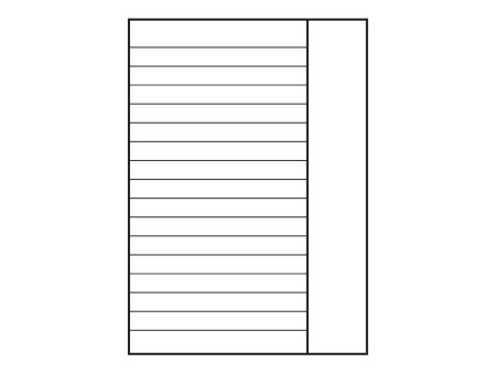 Oxford cahier scolaire, format A4, linéature 25 / ligné
