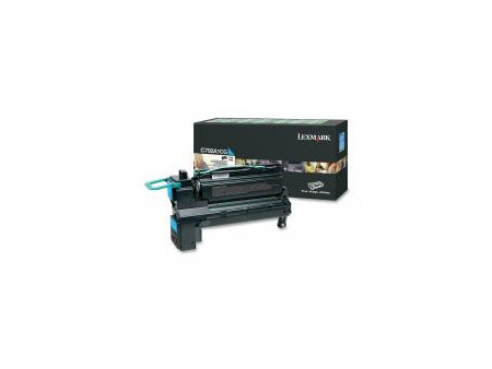 Toner laser lexmark C792A1CG - cyan (6.000 pages)