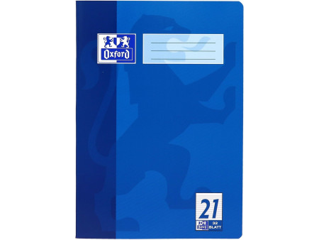 Oxford cahier scolaire, format A4, linéature 21 / ligné