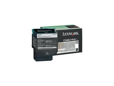 Cartouche d'impression lexmark C546U1KG - noir (8.000 pages)