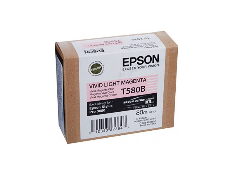 Cartouche Epson T580B - Magenta vif clair