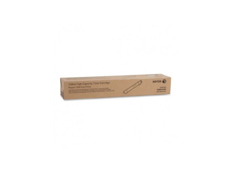 XEROX TONER LASER JAUNE 17.800 PAGES PHASER/7500