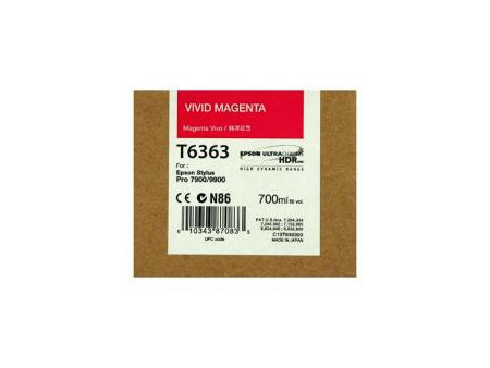Cartouche Epson T6363 - Magenta