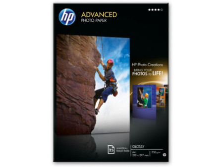 hewlett packard papier jet d'encre advanced photo glossy a3 250gr 20 feuilles photosmart pro/b9180