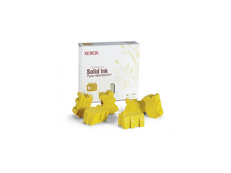 XEROX CARTOUCHE ENCRE SOLIDE JAUNE 6 BARRAS 14.000 PAGES PHASER/8860/8860MFP