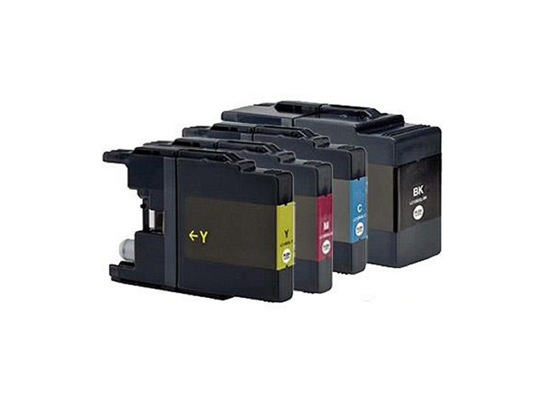 Multipack compatible Brother LC1280 LC1240 (4 cartouches)