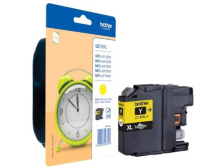 brother cartouche jet d'encre jaune 1.200 pages blister sans alarme mfc/j4510dw