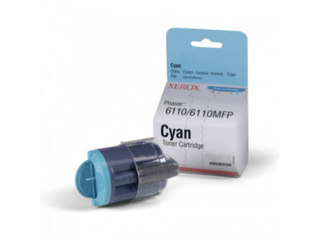 TONER XEROX CYAN pour PHASER 6110 / 6110MFP