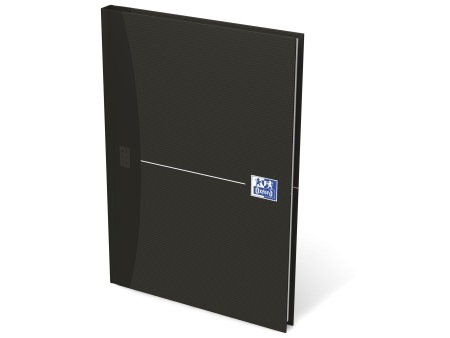 Oxford Carnet de notes 'Smart Black', relié, A5, quadrillé