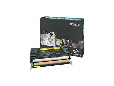 Toner Lexmark C734A1YG - jaune (6.000 pages)
