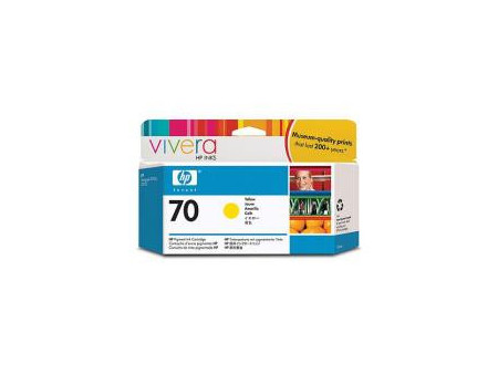 Cartouche HP 70 - Jaune (130 ml)