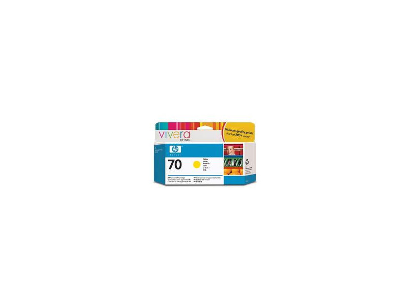Cartouche HP 70 - Jaune (130 ml)