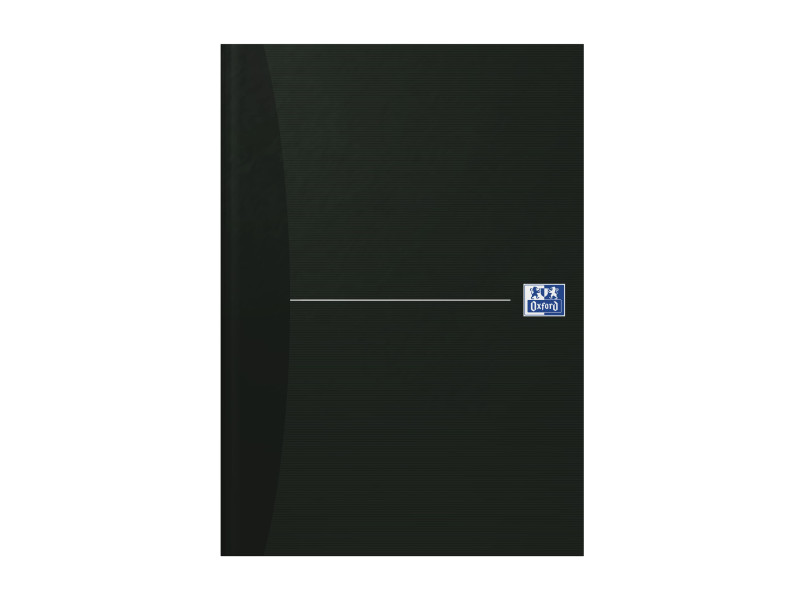 Oxford Carnet de notes 'Smart Black' - relié, A4, quadrillé