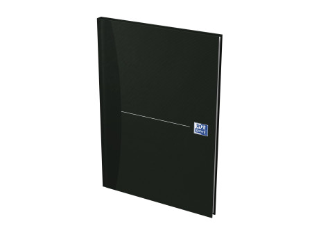 Oxford Carnet de notes 'Smart Black' - relié, A4, quadrillé